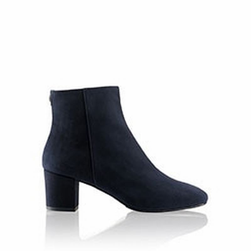 Russell & Bromley Trinity Womens Classic Ankle Boots Blue |DUN3328FE|